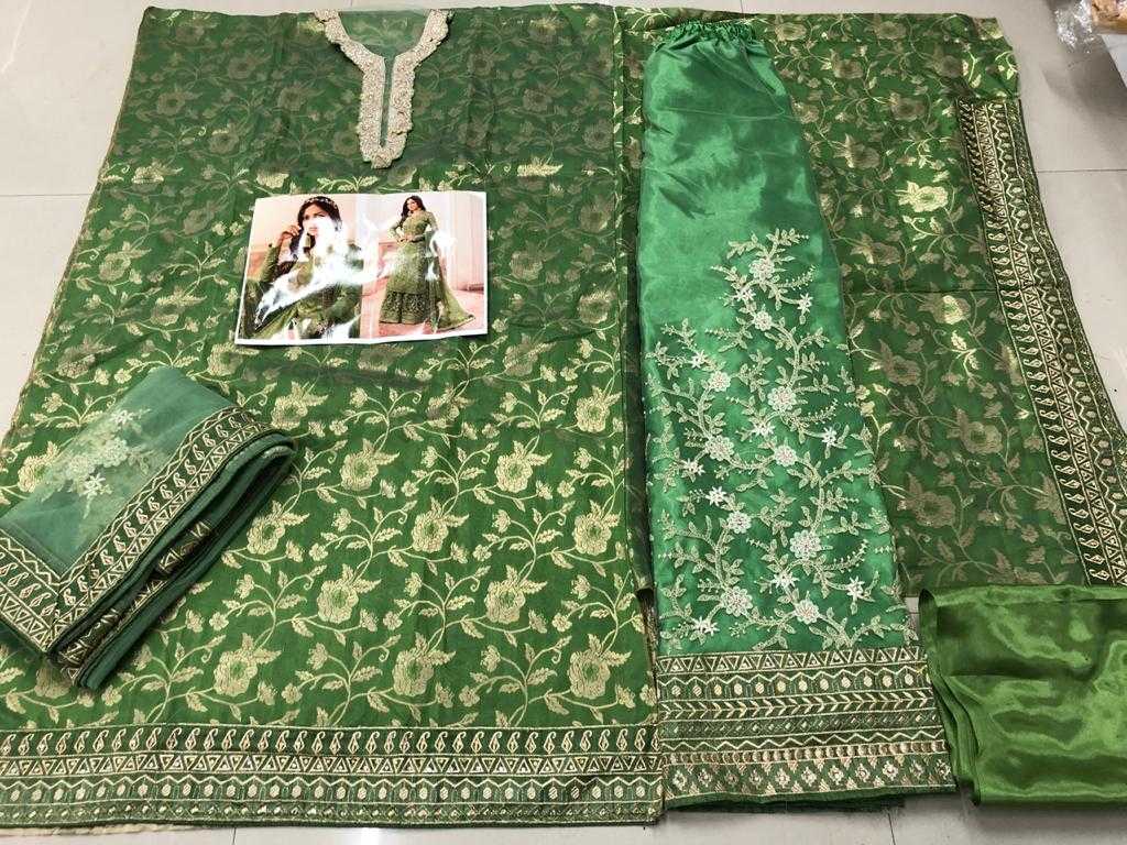 Ynf Georgette KESH504 5401 Suits & Dresses Wholesale Georgette Suit Semi Stitched Suits Semi-Stitched Suits Manufacturer