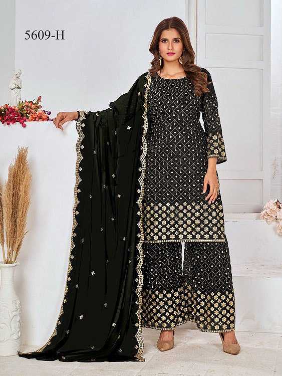 Ynf Georgette KESH504 5609 Suits & Dresses Wedding Collections Festive Collections Wholesale Embroidery Suits Georgette Suit Semi Stitched Suits Manufacturer