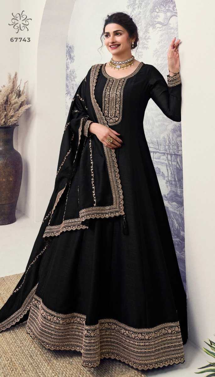 Ynf Georgette KESH504 67741 Gowns Wholesale Fancy Gowns Embroidery Gowns Anarkali Gown Long Gowns Manufacturer