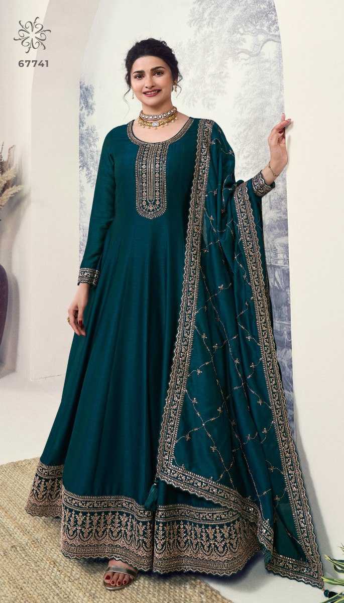 Ynf Georgette KESH504 67741 Gowns Wholesale Fancy Gowns Embroidery Gowns Anarkali Gown Long Gowns Manufacturer