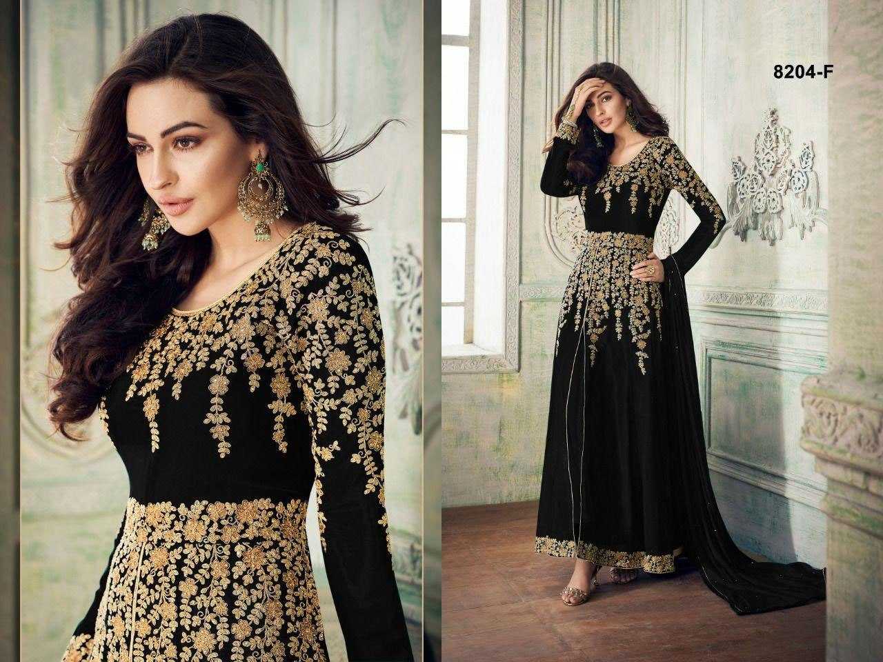 Ynf Georgette KESH504 8204 Gowns Wedding Collections Festive Collections Wholesale Semi Stitched Suits Gown Dresses Wedding Outfits Manufacturer