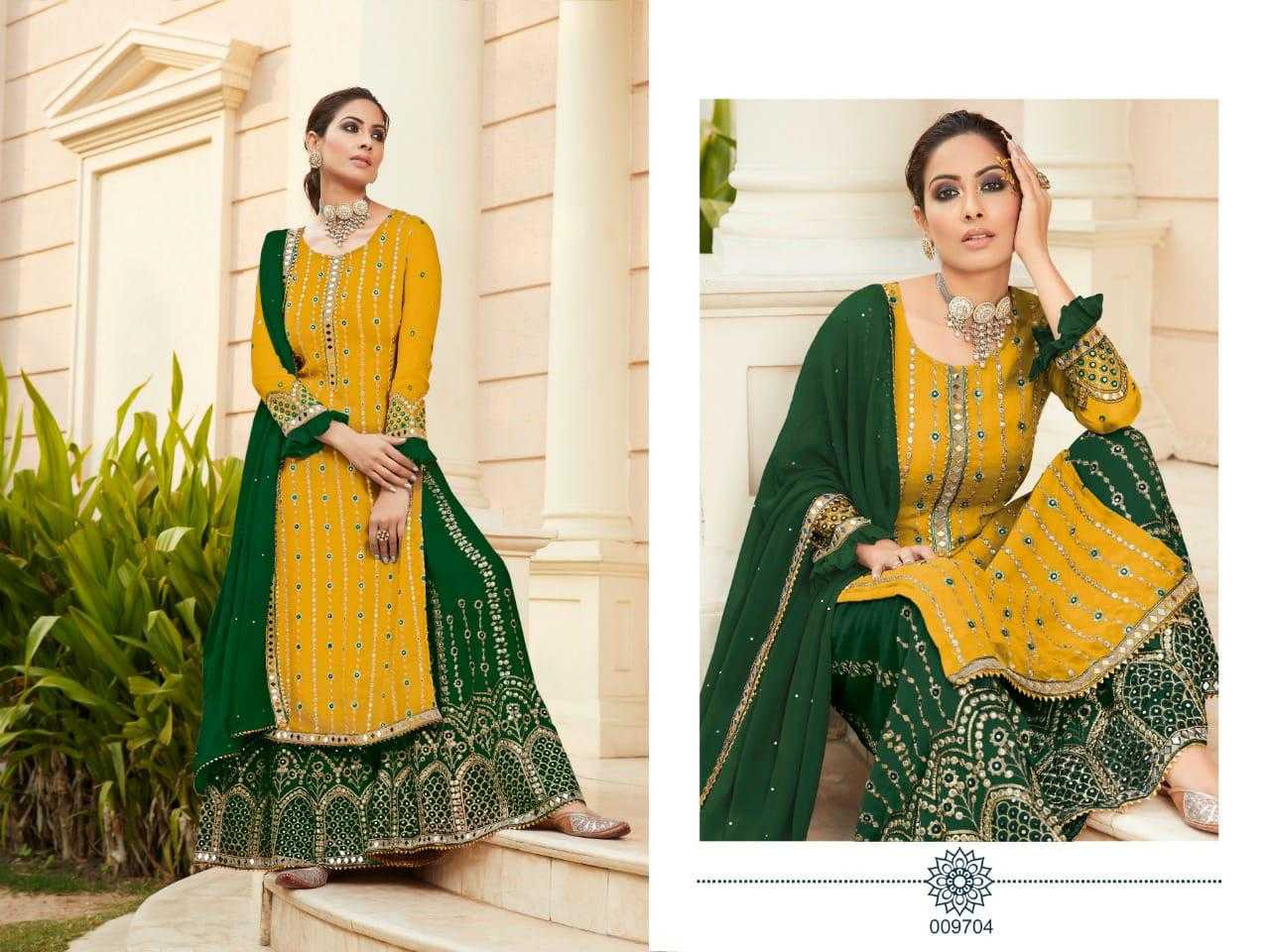 Ynf Georgette KESH504 9704 Suits & Dresses Wholesale Georgette Suit Semi Stitched Suits Semi-Stitched Suits Manufacturer