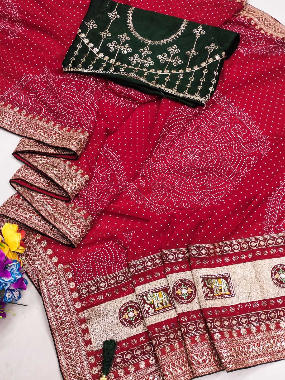 Ynf Georgette KESH514 102 Sarees Wholesale Designer Sarees Party Wear Sarees Fancy Sarees Manufacturer