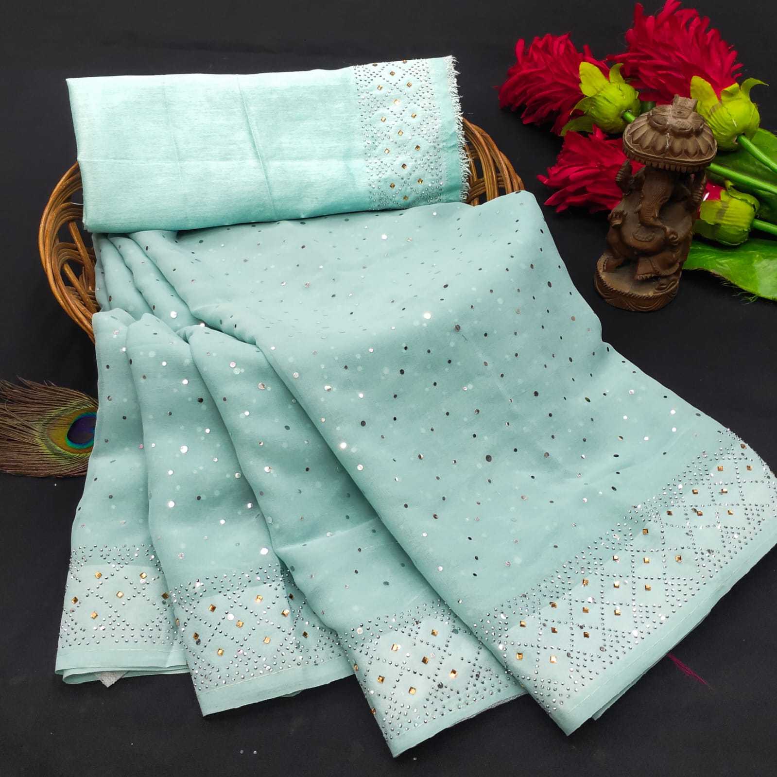 Ynf Georgette KESH514 106 Sarees Wholesale Designer Sarees Party Wear Sarees Fancy Sarees Manufacturer
