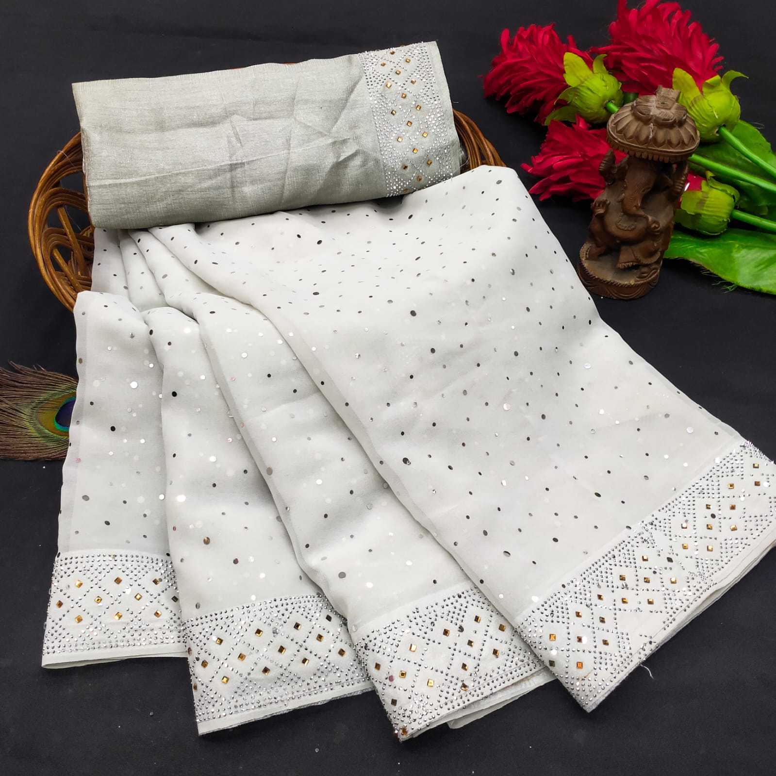 Ynf Georgette KESH514 106 Sarees Wholesale Designer Sarees Party Wear Sarees Fancy Sarees Manufacturer