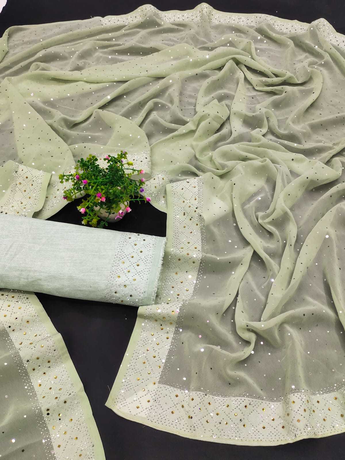 Ynf Georgette KESH514 122 Sarees Wholesale Designer Sarees Party Wear Sarees Fancy Sarees Manufacturer