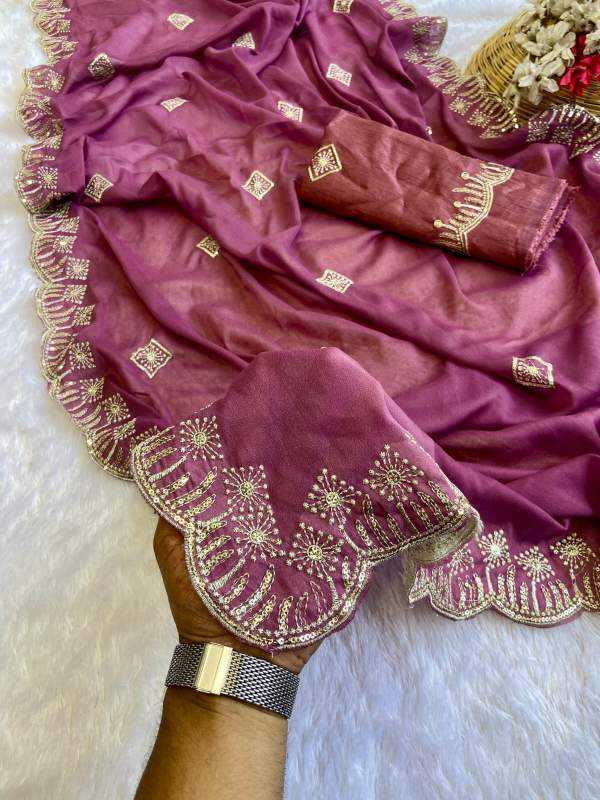 Ynf Georgette KESH514 141 Sarees Wholesale Sequins Work Saree Manufacturer