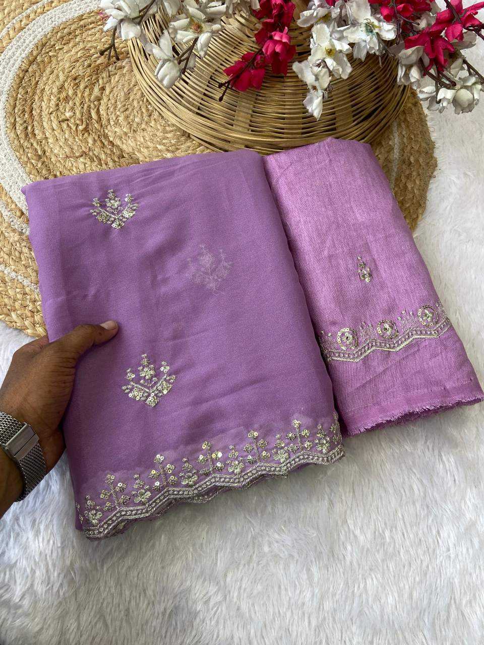 Ynf Georgette KESH514 143 Sarees Wholesale Designer Sarees Sequins Work Saree Manufacturer
