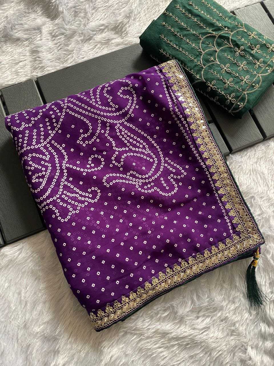 Ynf Georgette KESH516 9275 Sarees Wholesale Party Wear Sarees Fancy Sarees Bandhani Sarees Manufacturer