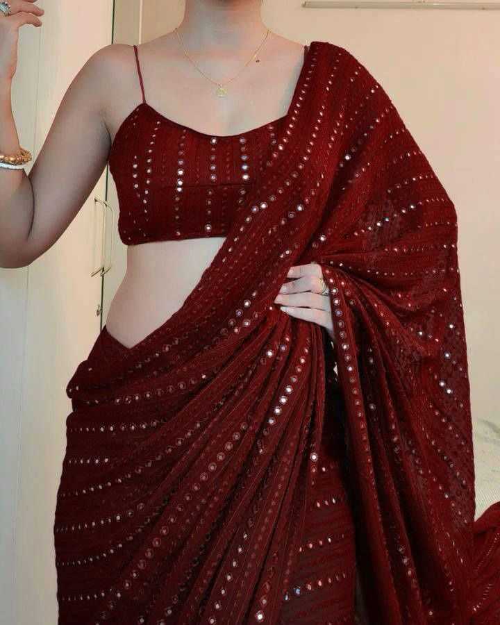 Ynf Georgette RIN131 213 Silk Sarees Wedding Collections Wholesale Party Wear Silk Sarees Sangeet Outfits Manufacturer