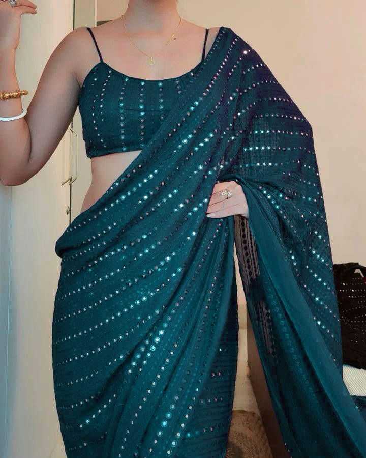 Ynf Georgette RIN131 213 Silk Sarees Wedding Collections Wholesale Party Wear Silk Sarees Sangeet Outfits Manufacturer
