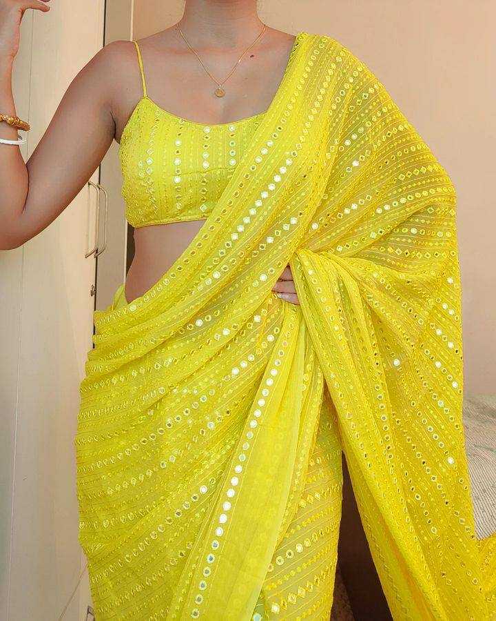 Ynf Georgette RIN131 213 Silk Sarees Wedding Collections Wholesale Party Wear Silk Sarees Sangeet Outfits Manufacturer