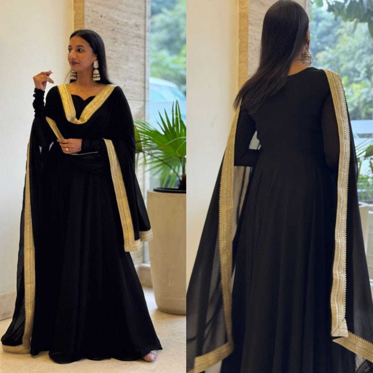 Ynf Georgette RIN157 2076 Gowns Wedding Collections Plus Size Collections Wholesale Georgette Gown Wedding Gown Designer Gowns Manufacturer