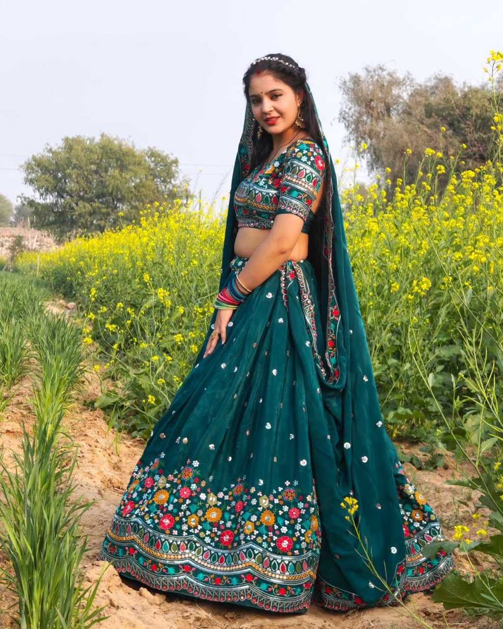 Ynf Georgette RIN162 358 Lehengas Wholesale Fancy Lehenga Wedding Lehenga Embroidered Lehenga Manufacturer