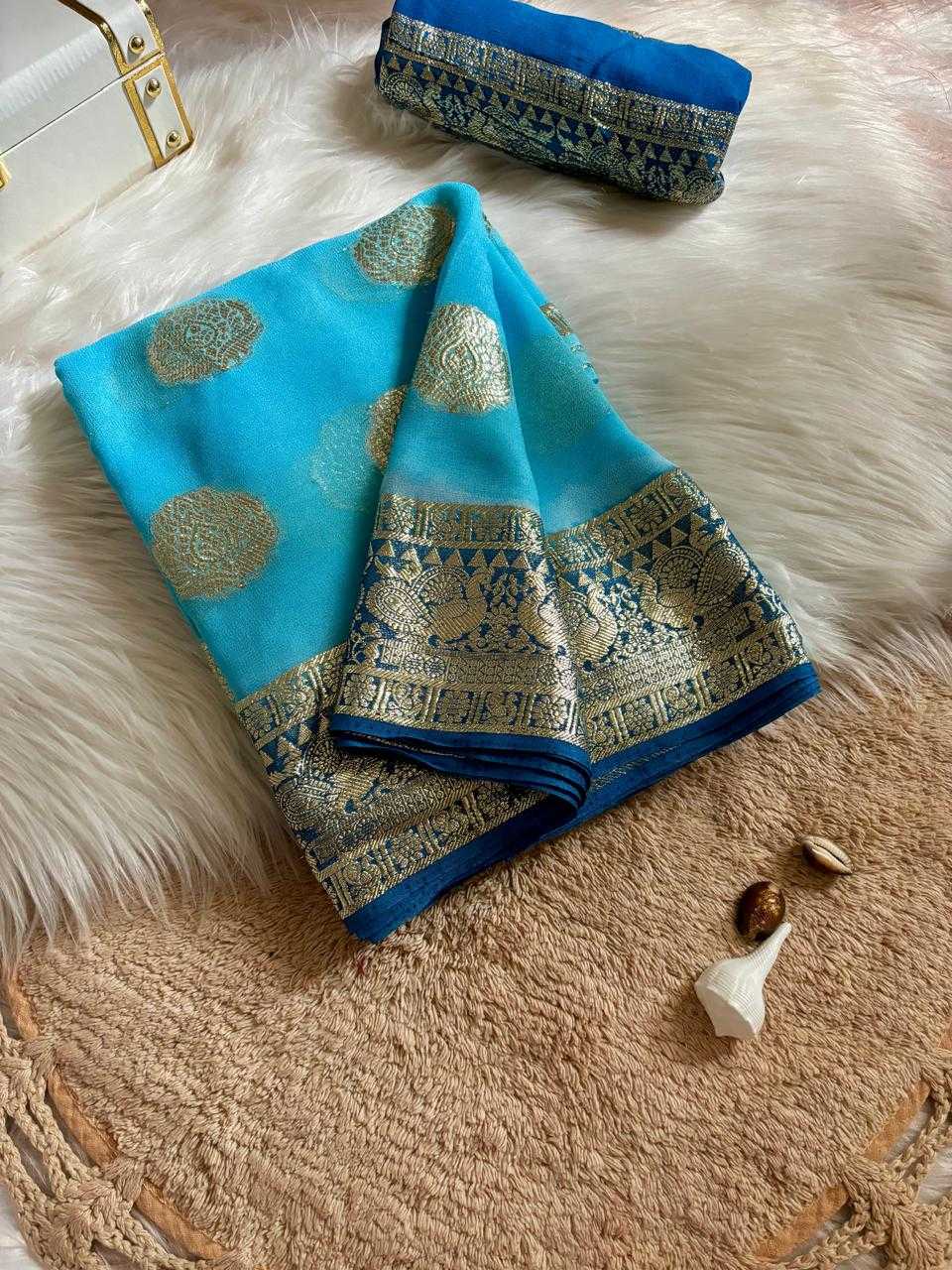 Ynf Georgette RIN178 327 Sarees Wedding Collections Festive Collections Wholesale Designer Sarees Georgette Sarees Zari Border Sarees Manufacturer