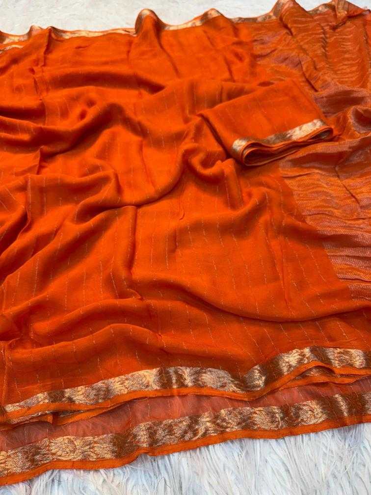 Ynf Georgette RIN178 chit pallu Sarees Wedding Collections Festive Collections Wholesale Designer Sarees Georgette Sarees Viscose Saree Manufacturer