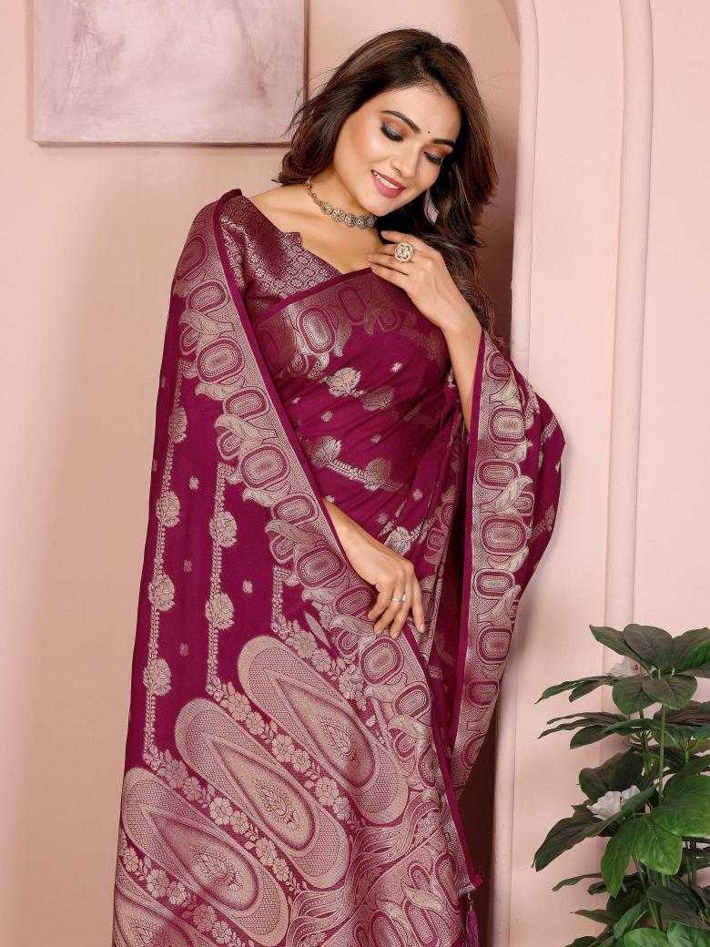 Ynf Georgette RIN183 GRUHINI Silk Sarees Wedding Collections Festive Collections Wholesale Banarasi Silk Sarees Soft Silk Sarees Designer Silk Sarees Manufacturer