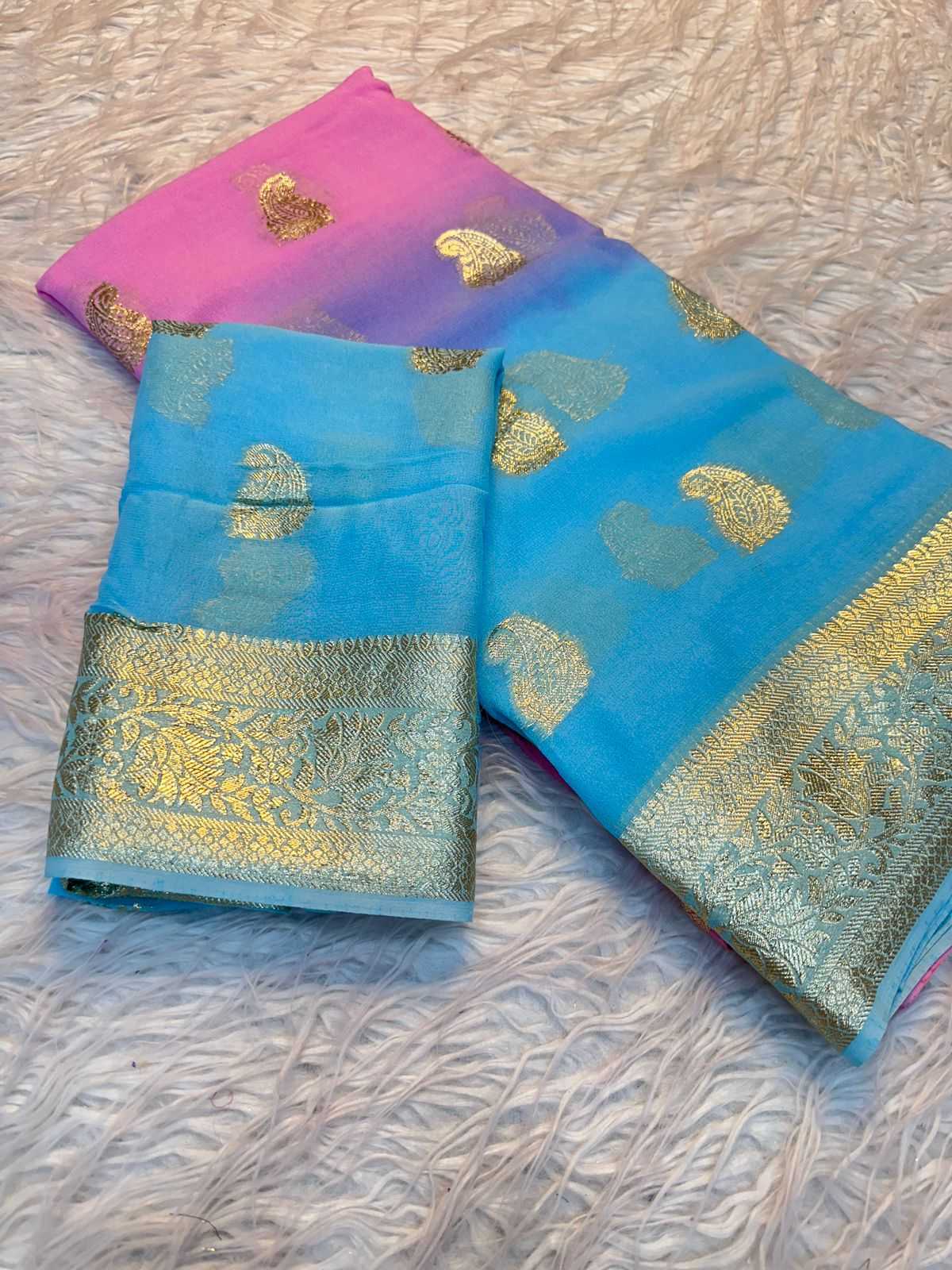 Ynf Georgette RIN198 311 Sarees Wedding Collections Festive Collections Wholesale Fancy Sarees Georgette Sarees Viscose Saree Manufacturer