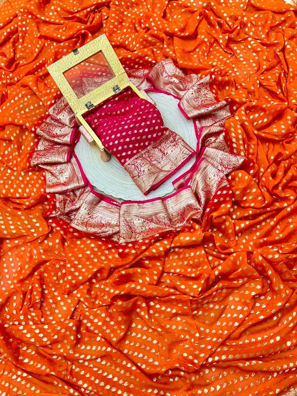Ynf Georgette RIN198 313 Sarees Wedding Collections Festive Collections Wholesale Georgette Sarees Zari Border Sarees Viscose Saree Manufacturer