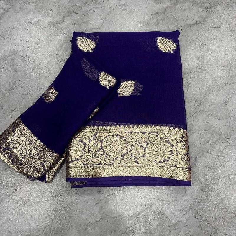 Ynf Georgette RIN199 Elephant Sarees Wedding Collections Festive Collections Wholesale Georgette Sarees Butta Sarees Viscose Saree Manufacturer
