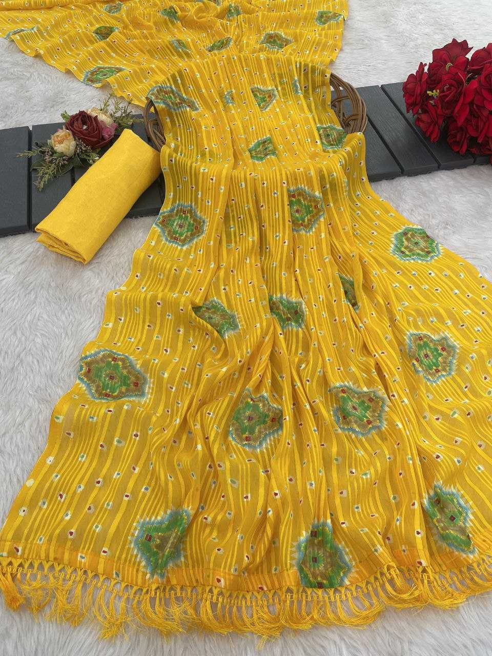 Ynf Georgette RIN231 AASTHA ZARI Sarees Wholesale Fancy Sarees Printed Sarees Manufacturer