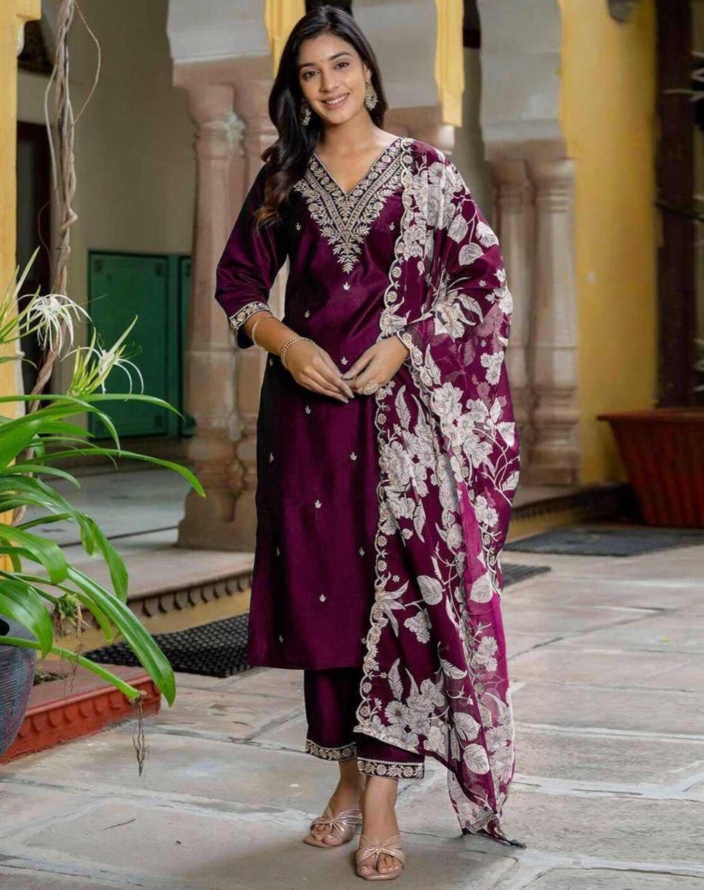 Ynf Heavy Rayon KESH510 1118 Suits & Dresses Plus Size Collections Wholesale Embroidery Suits Designer Suits Manufacturer