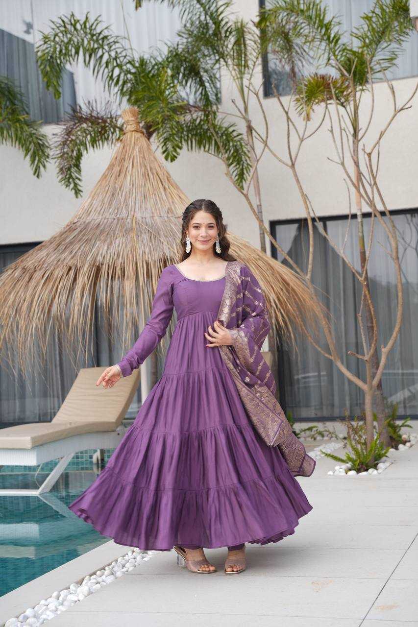 Ynf Heavy Roman Silk KESH504 47 Gowns Wedding Collections Wholesale Anarkali Gown Sangeet Outfits Manufacturer