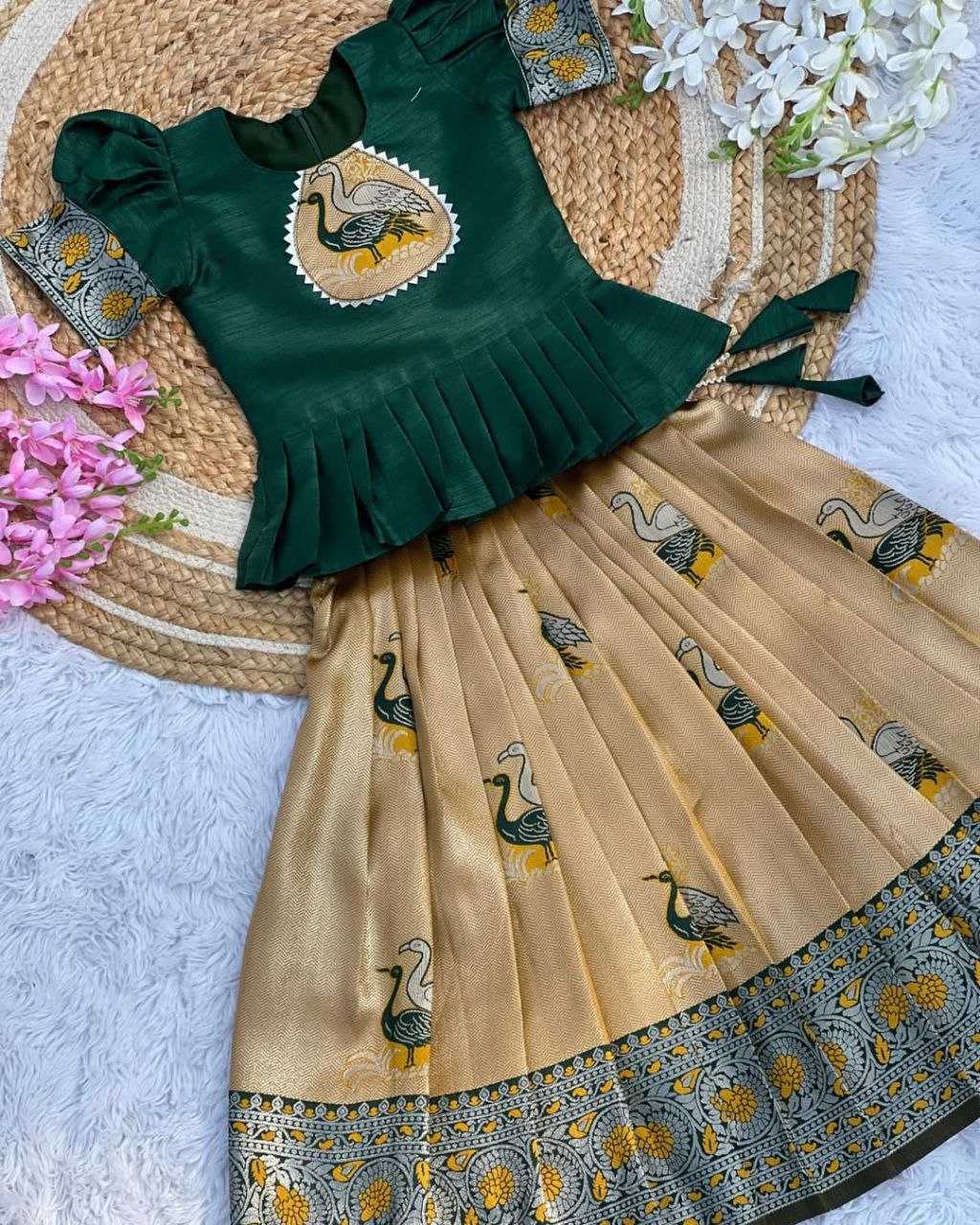 Ynf Jacquard KESH461 HK-98 Kids Wear Wedding Collections Festive Collections Wholesale Kids Frocks Kids Sharara Kids Designer Frock Manufacturer
