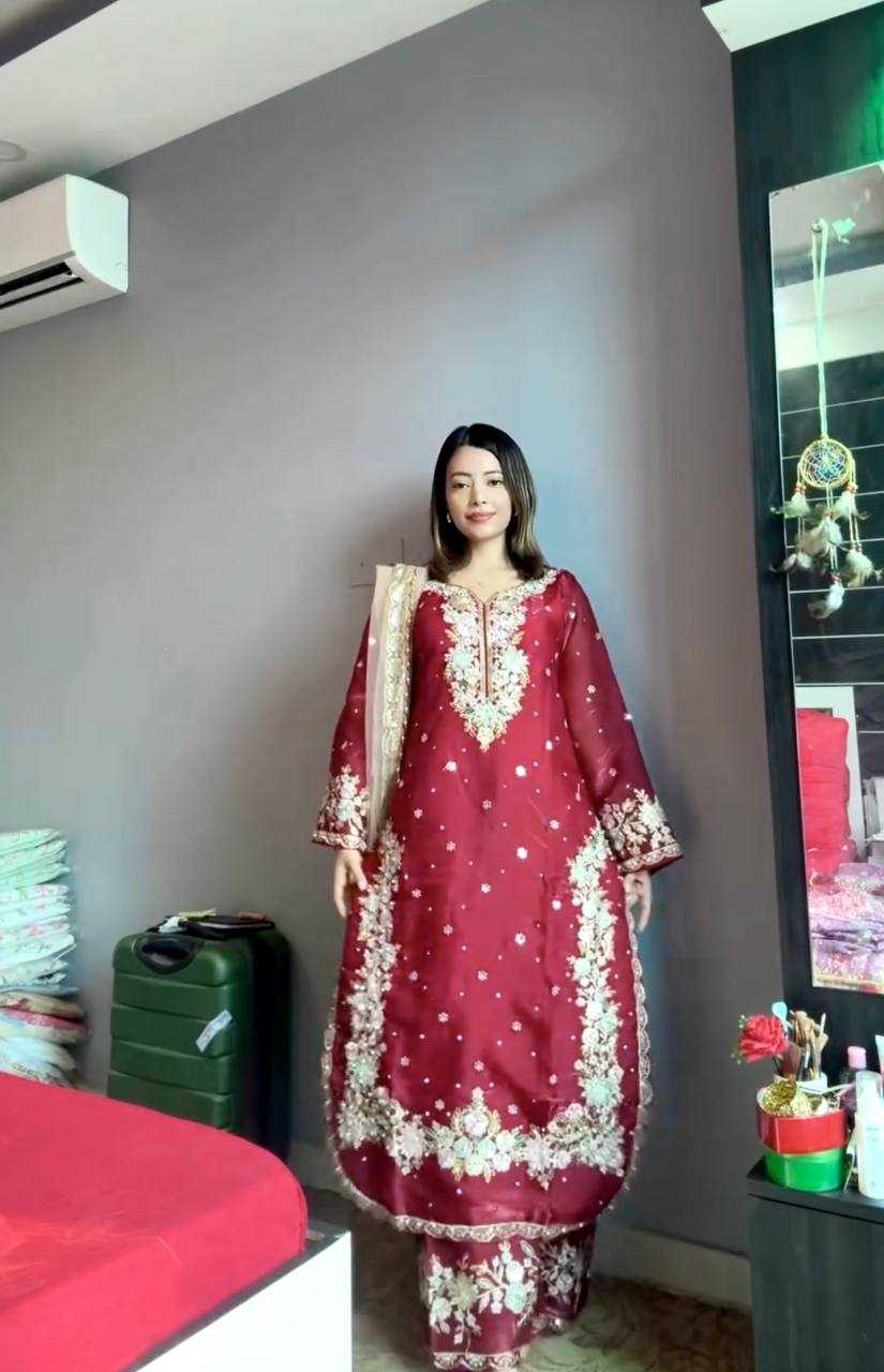 Ynf Jimmy Choo KESH141 199 Suits & Dresses Festive Collections Plus Size Collections Wholesale Embroidery Suits Palazzo Suit Designer Suits Manufacturer