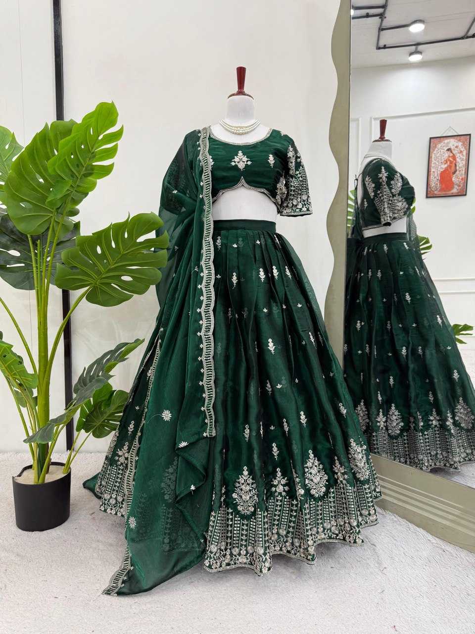 Ynf Jimmy Choo RIN162 357 Lehengas Festive Collections Wholesale Sequins Lehenga Navratri Chaniya Choli Manufacturer