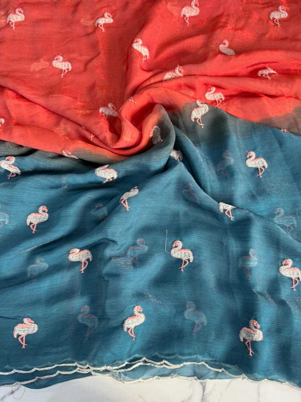 Ynf Jimmy Choo RIN178 batakh Sarees Wedding Collections Festive Collections Wholesale Designer Sarees Jimmy Choo Sarees Embroidered Sarees Manufacturer