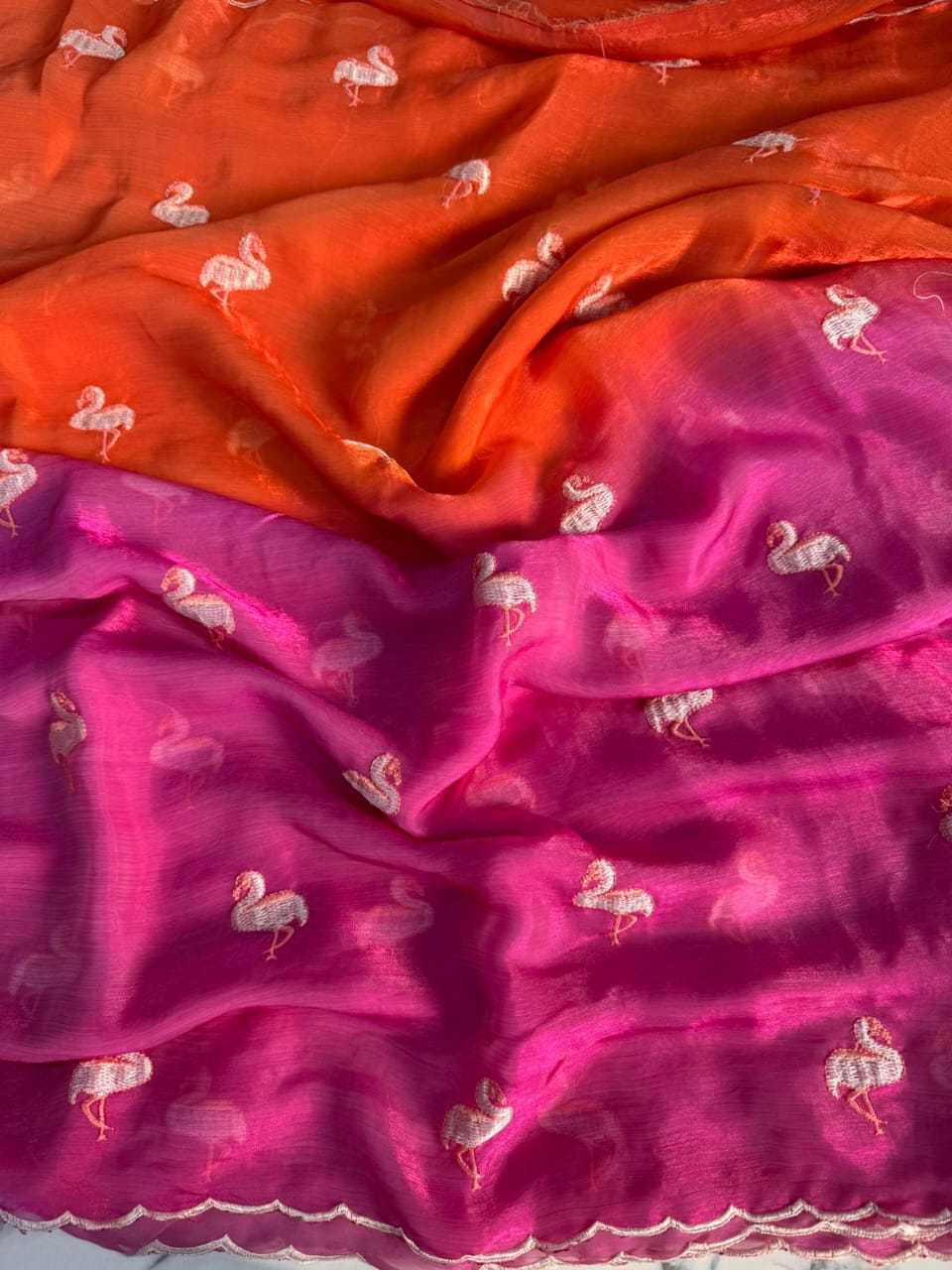 Ynf Jimmy Choo RIN178 batakh Sarees Wedding Collections Festive Collections Wholesale Designer Sarees Jimmy Choo Sarees Embroidered Sarees Manufacturer