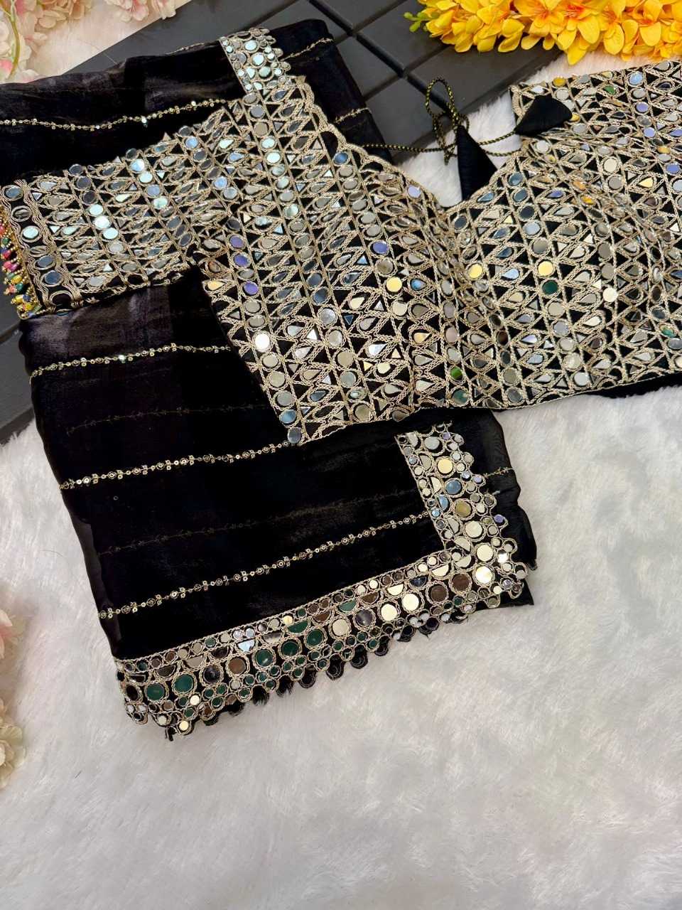 Ynf Jimmy Choo RIN222 Fiza Silk Sarees Wedding Collections Festive Collections Wholesale Handloom Sarees Designer Silk Sarees Silk Sarees For Weddings Manufacturer