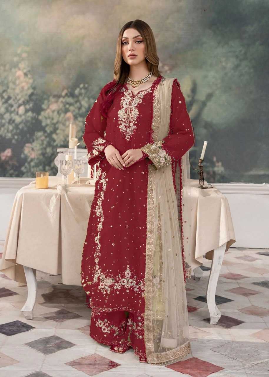 Ynf Jimmy Choo RIN232 81 Suits & Dresses Wholesale Embroidery Suits Party wear suits Manufacturer