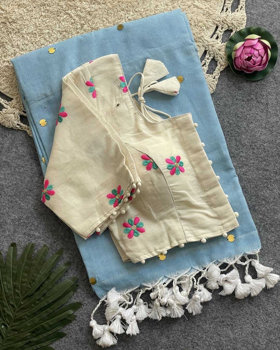 Ynf Khadi Cotton KESH437 Khadi Cotton Sarees Wedding Collections Festive Collections Wholesale Designer Sarees Sequence Sarees Cotton Sarees Manufacturer
