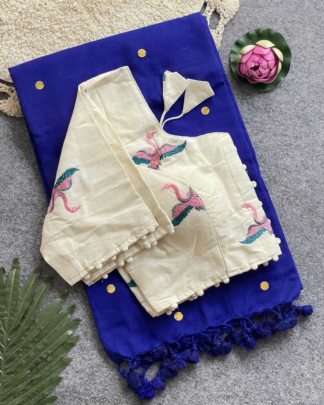 Ynf Khadi Cotton KESH437 Khadi Cotton Sarees Wedding Collections Festive Collections Wholesale Designer Sarees Sequence Sarees Cotton Sarees Manufacturer