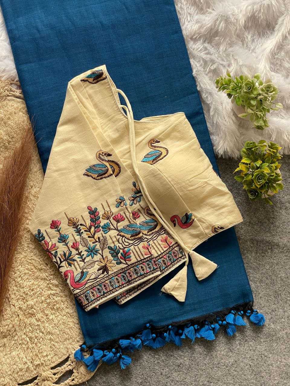Ynf Khadi Cotton RIN216 DIVYA Sarees Wedding Collections Festive Collections Wholesale Mirror Work Saree Cotton Sarees Sarees With Blouse Manufacturer