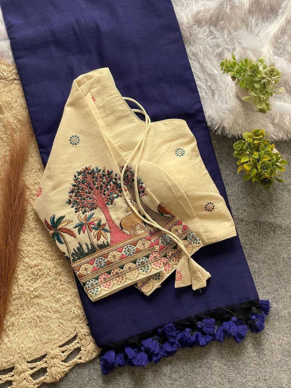 Ynf Khadi Cotton RIN216 DIVYA Sarees Wedding Collections Festive Collections Wholesale Mirror Work Saree Cotton Sarees Sarees With Blouse Manufacturer