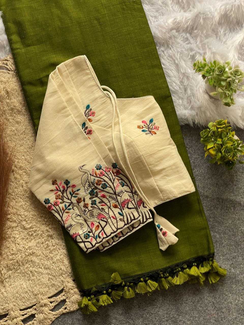 Ynf Khadi Cotton RIN216 DIVYA Sarees Wedding Collections Festive Collections Wholesale Mirror Work Saree Cotton Sarees Sarees With Blouse Manufacturer