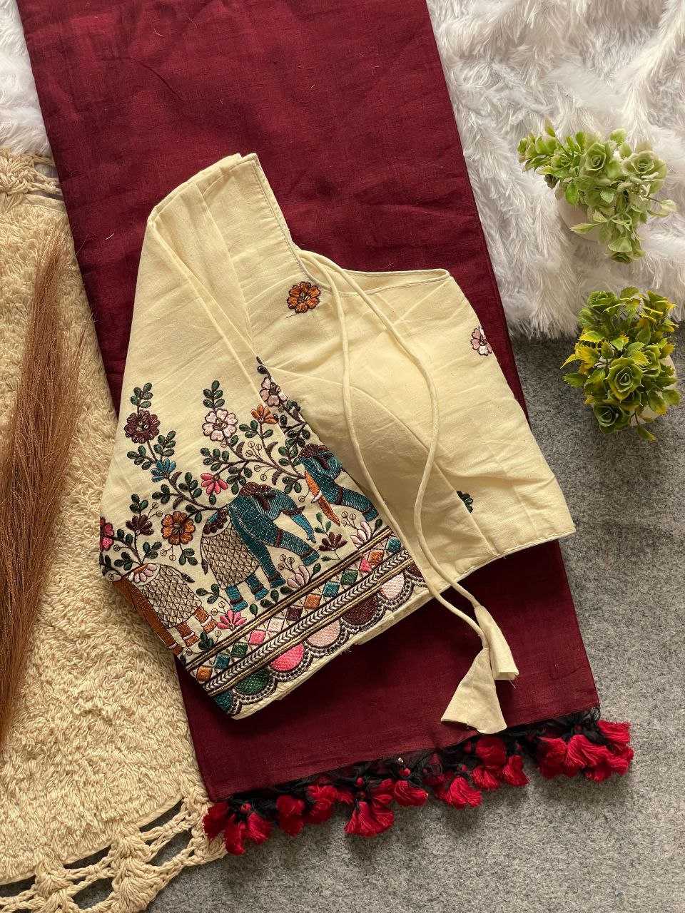 Ynf Khadi Cotton RIN216 DIVYA Sarees Wedding Collections Festive Collections Wholesale Mirror Work Saree Cotton Sarees Sarees With Blouse Manufacturer