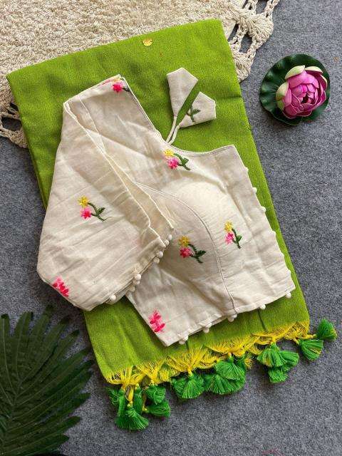 Ynf Khadi Cotton RIN216 DIVYA Sarees Wedding Collections Festive Collections Wholesale Mirror Work Saree Cotton Sarees Sarees With Blouse Manufacturer