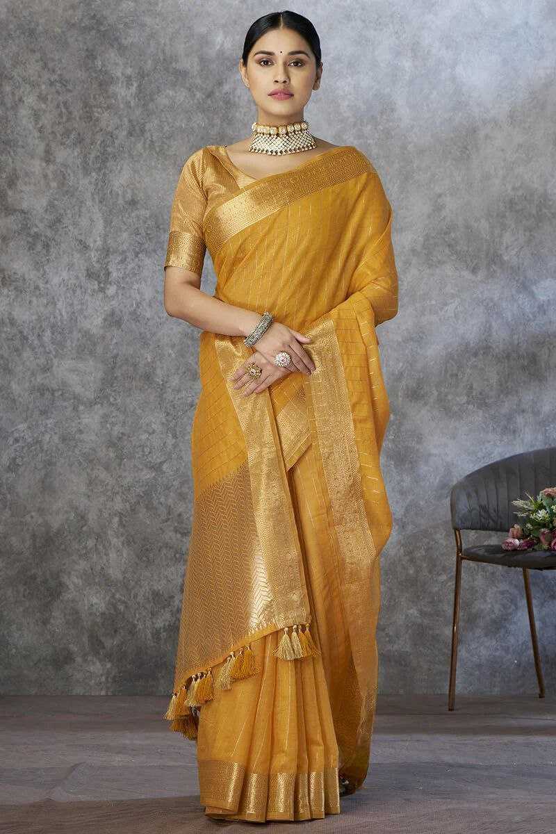 Ynf Khadi Cotton RIN216 khadi cotton Sarees Wholesale Designer Sarees Ready To Wear Sarees Party Wear Sarees Manufacturer