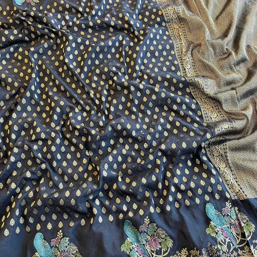 Ynf Khadi KESH484 327 Silk Sarees Wedding Collections Festive Collections Wholesale Khadi Silk Sarees Party Wear Silk Sarees Zari Border Silk Sarees Manufacturer