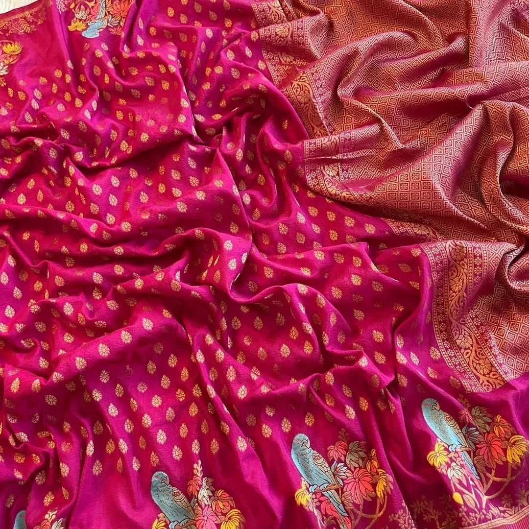 Ynf Khadi KESH484 327 Silk Sarees Wedding Collections Festive Collections Wholesale Khadi Silk Sarees Party Wear Silk Sarees Zari Border Silk Sarees Manufacturer