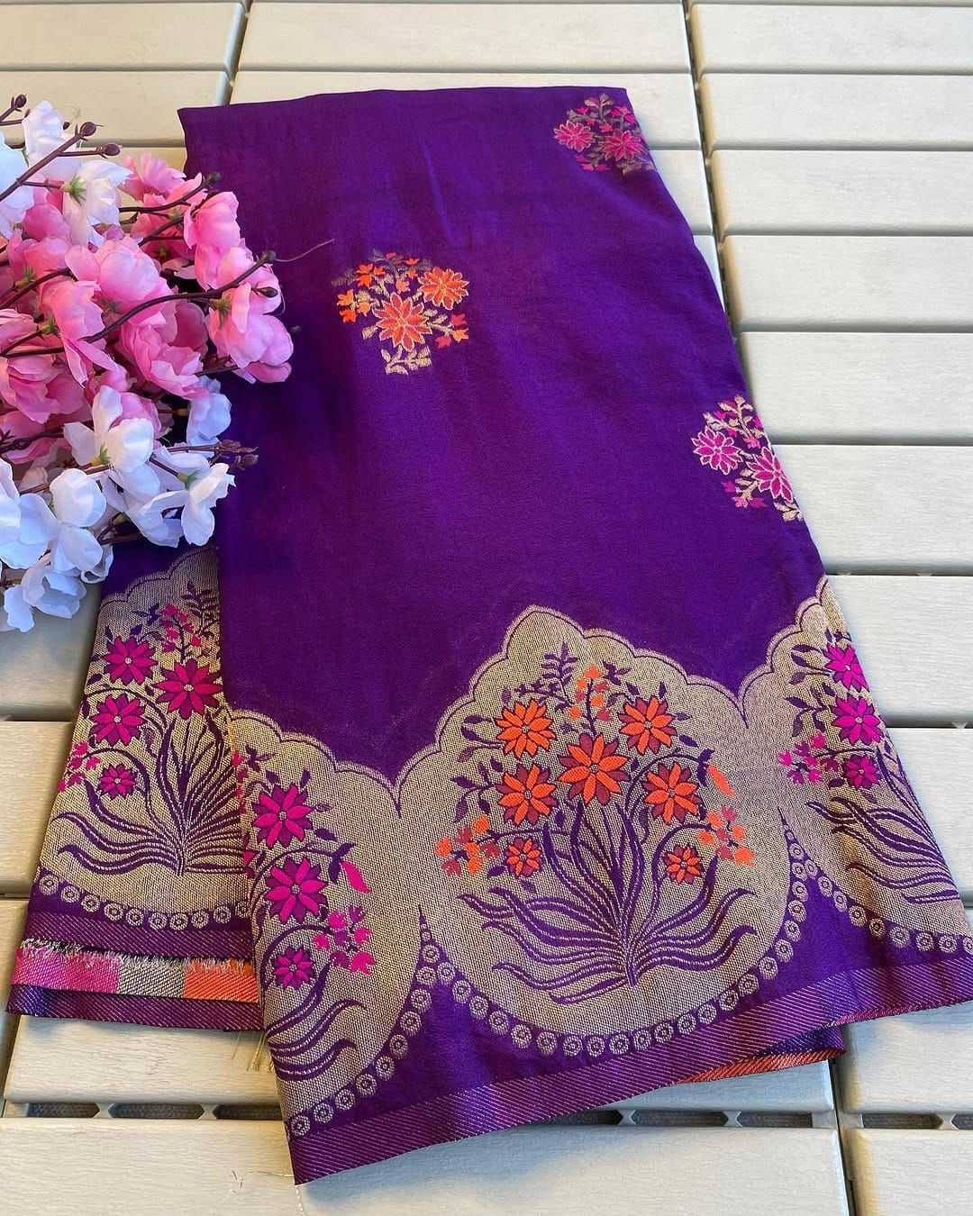 Ynf Khadi KESH484 scalloped Silk Sarees Wedding Collections Wholesale Khadi Silk Sarees Designer Silk Sarees Silk Sarees For Weddings Manufacturer