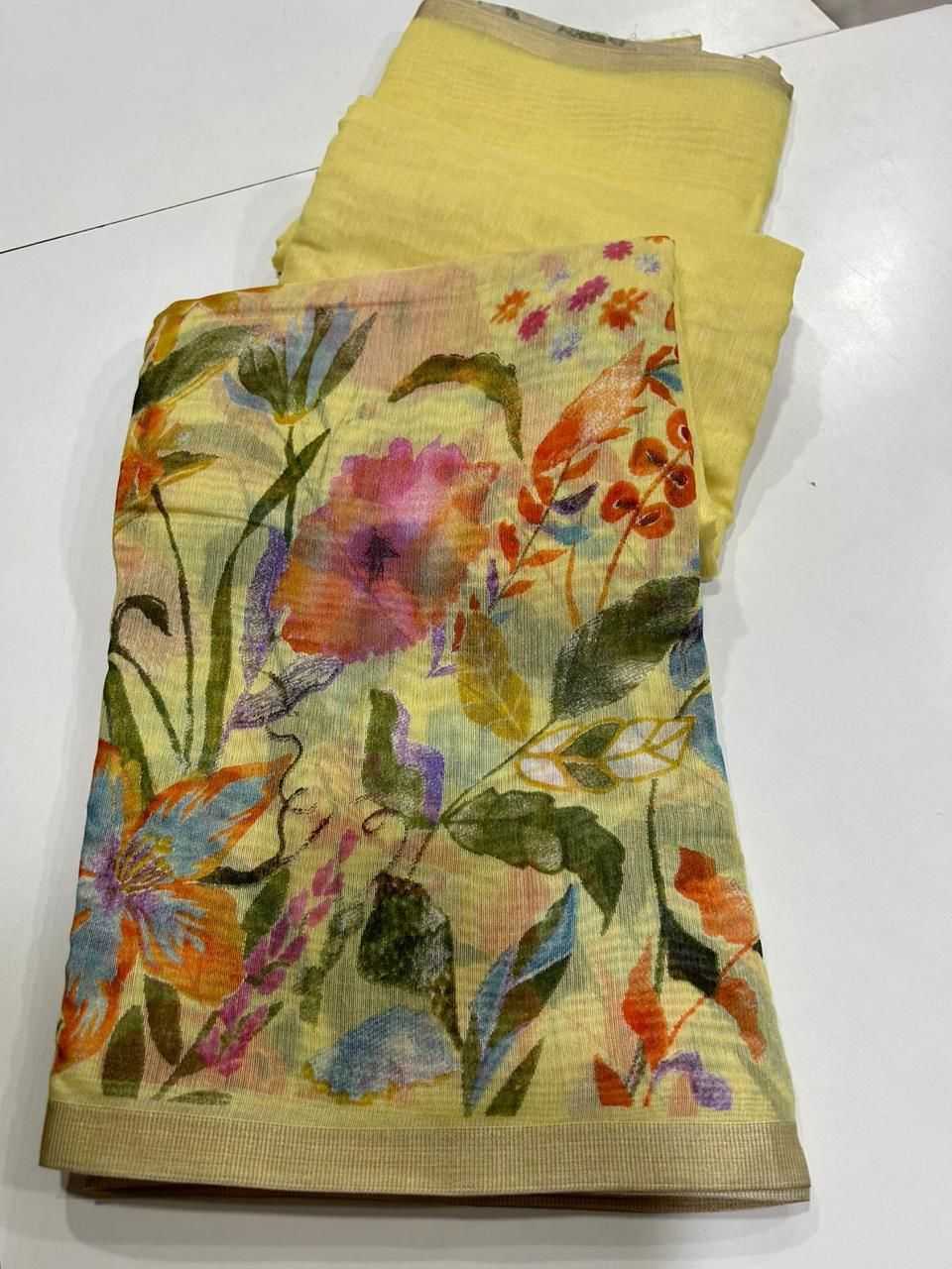 Ynf Linen KESH484 307 Sarees Wedding Collections Festive Collections Wholesale Printed Sarees Hand Work Sarees Linen Sarees Manufacturer