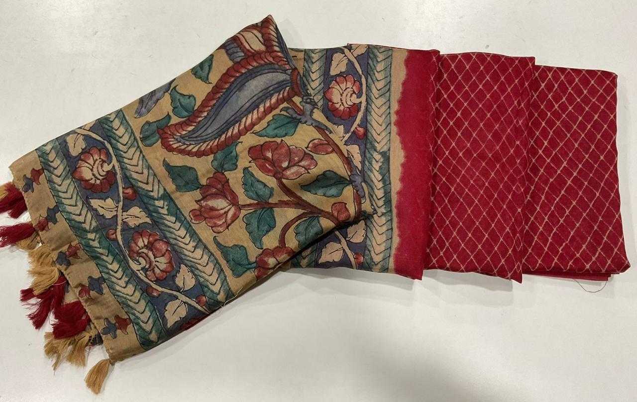 Ynf Linen KESH484 310 Sarees Wedding Collections Festive Collections Wholesale Printed Sarees Kalamkari Sarees Linen Sarees Manufacturer