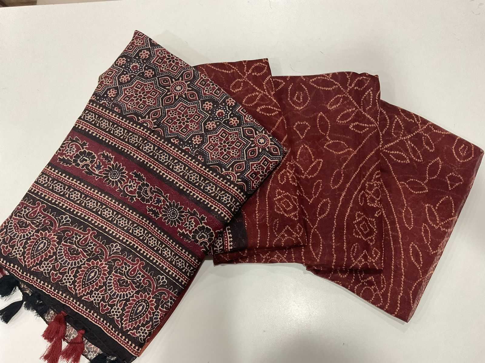 Ynf Linen KESH484 332 Sarees Wedding Collections Festive Collections Wholesale Printed Sarees Ajrakh Sarees Linen Sarees Manufacturer