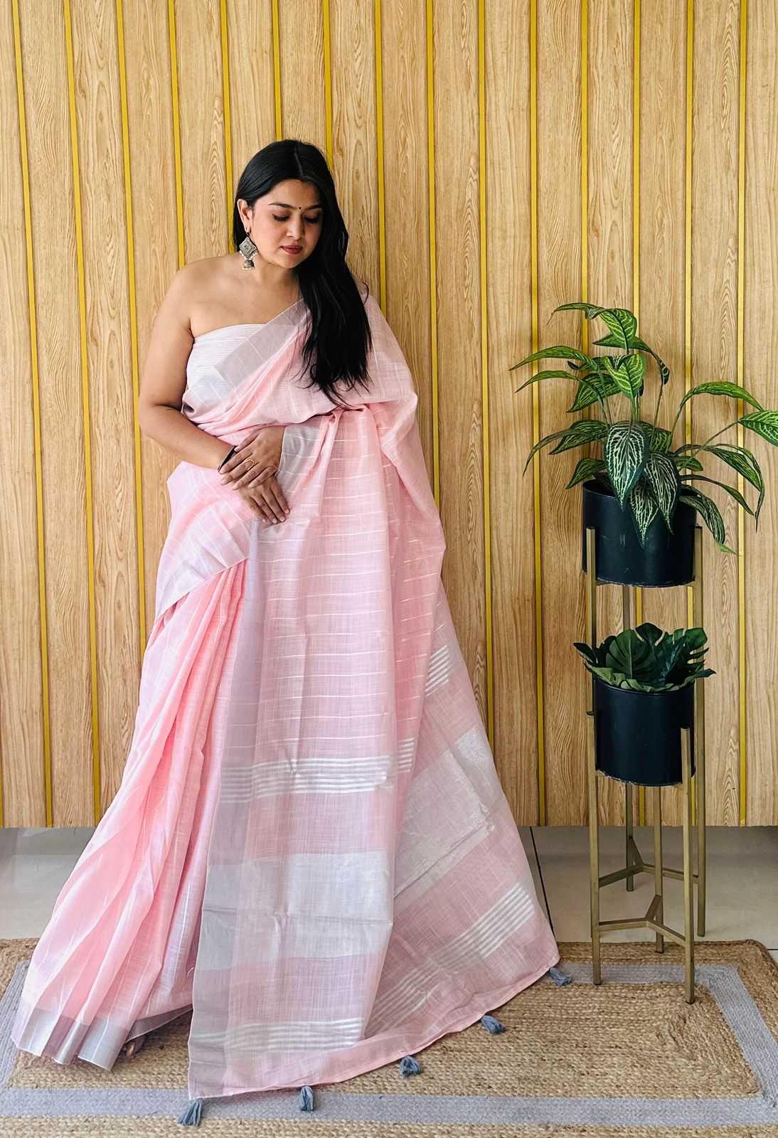 Ynf Linen RIN183 SIDHDHI Sarees Wedding Collections Festive Collections Wholesale Designer Sarees Linen Sarees Onam Collections Manufacturer