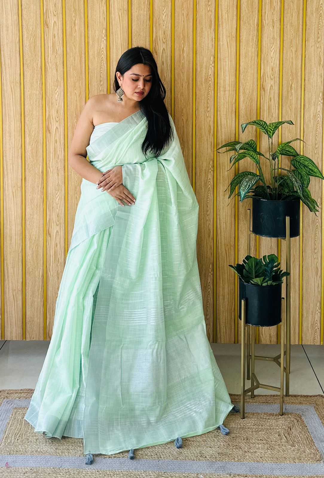 Ynf Linen RIN183 SIDHDHI Sarees Wedding Collections Festive Collections Wholesale Designer Sarees Linen Sarees Onam Collections Manufacturer